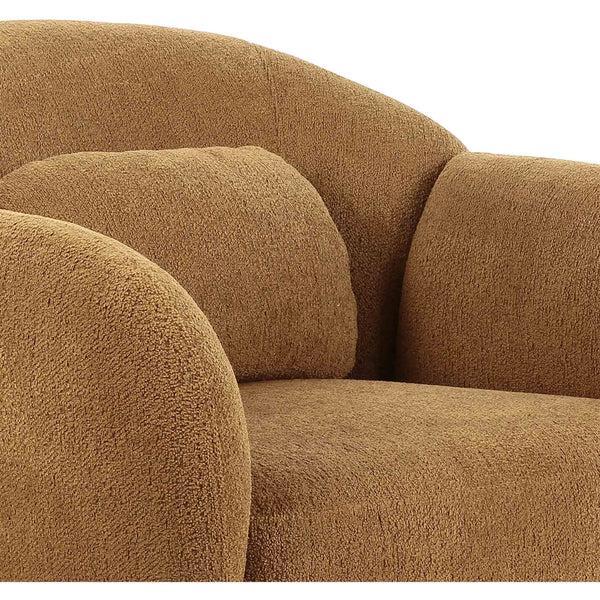 Home Fashion Misty Boucle Chair Brown