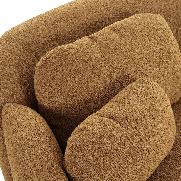 Home Fashion Misty Boucle Sofa Brown