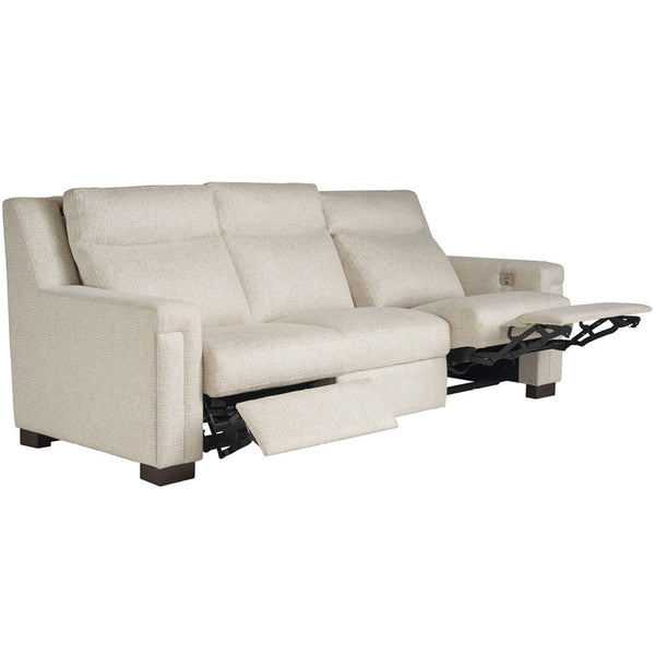 Home Fashion Mixon Power Motion Sofa Mynah Flax