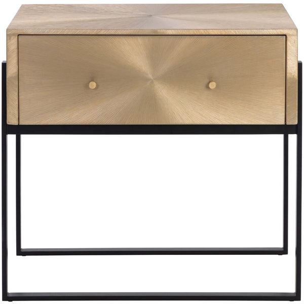 Home Fashion Modena Large Nightstand Antique Gold