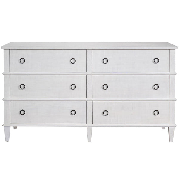 Home Fashion Moder 6 Drawer Dresser Rustic Oak