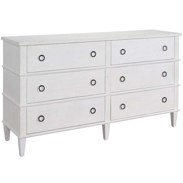 home fashion Moder 6 Drawer Dresser Rustic Oak