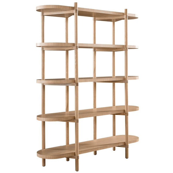 home fashion Modern Etagere White Oak