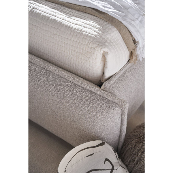 Home Fashion Modern Lux King Bed Medina Pebble