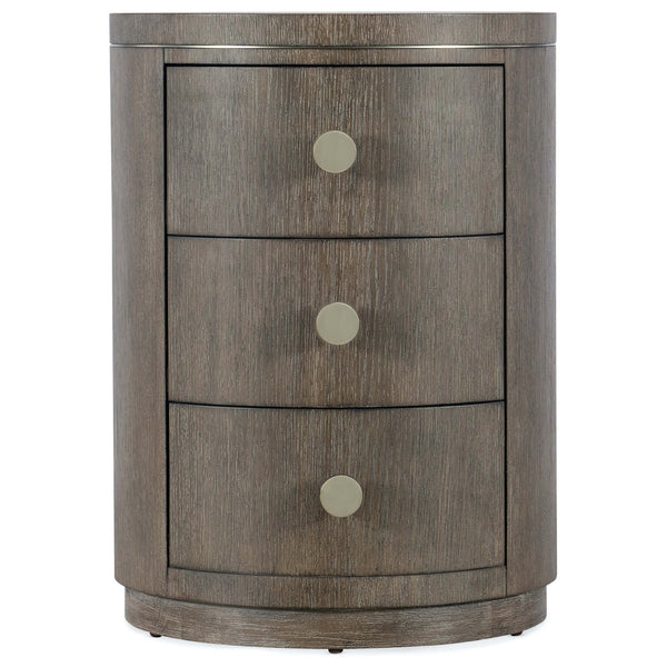 Home Fashion Modern Mood Round Nightstand Mink