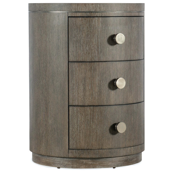 home fashion Modern Mood Round Nightstand Mink