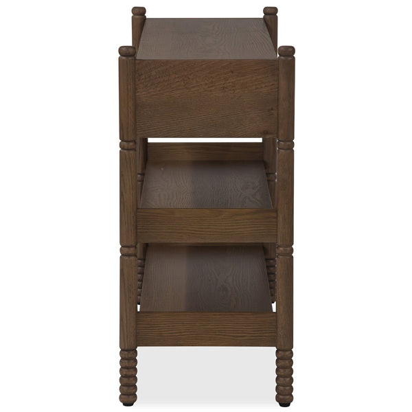 Home Fashion Molly Console Table Light Walnut