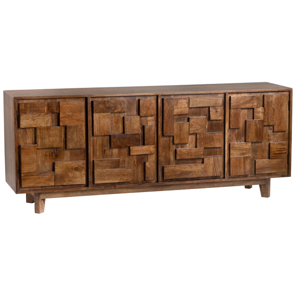 Home Fashion Mondrian Sideboard Brown
