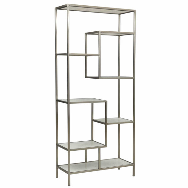 home fashion Monroe Bookcase Antique Nickel