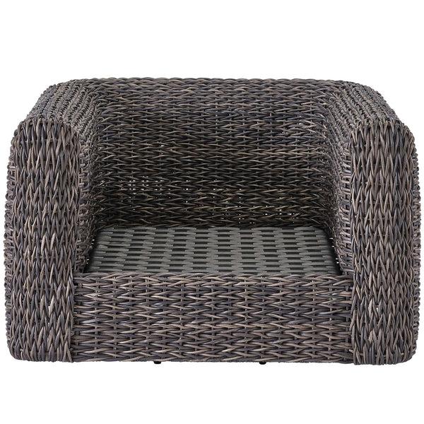 Home Fashion Montauk Outdoor Swivel Chair Tawny