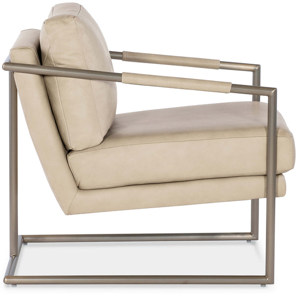 Home Fashion Moody Leather Chair Aline Stonewash