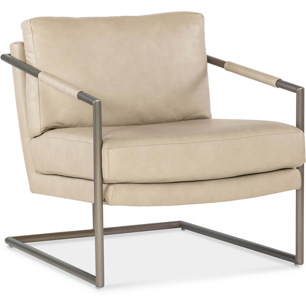 home fashion Moody Leather Chair Aline Stonewash