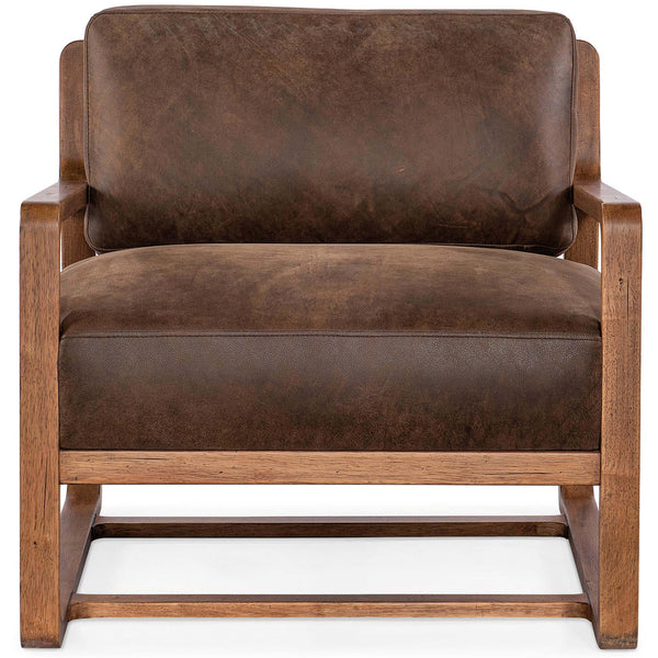 Home Fashion Moraine Leather Chair Seville Timber