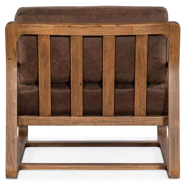Home Fashion Moraine Leather Chair Seville Timber
