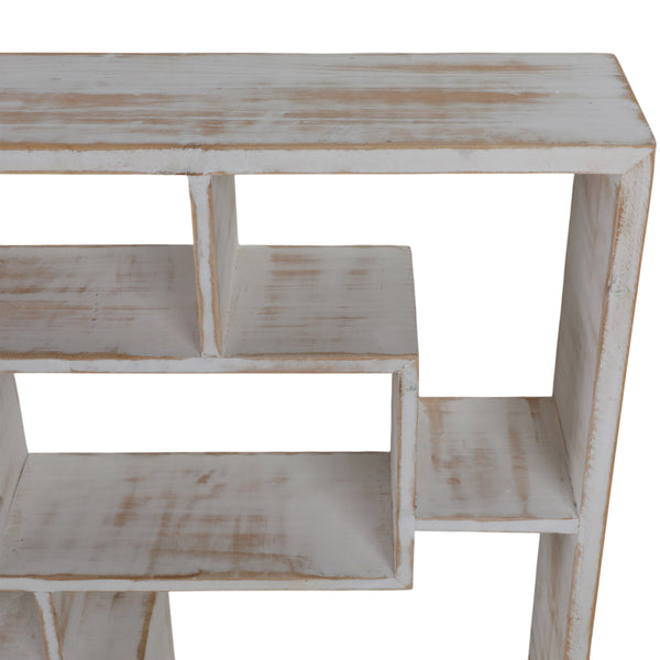 Home Fashion Multi-Tier Wall Shelf White Wash