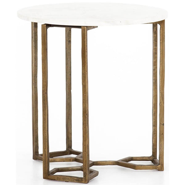 Home Fashion Naomi Marble End Table By Four Hands