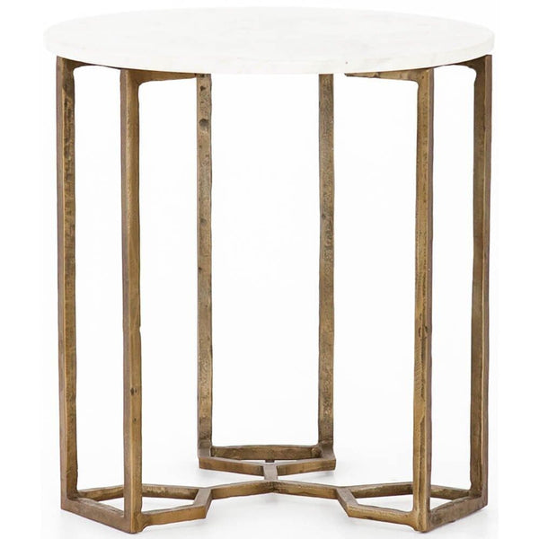 Home Fashion Naomi Marble End Table By Four Hands