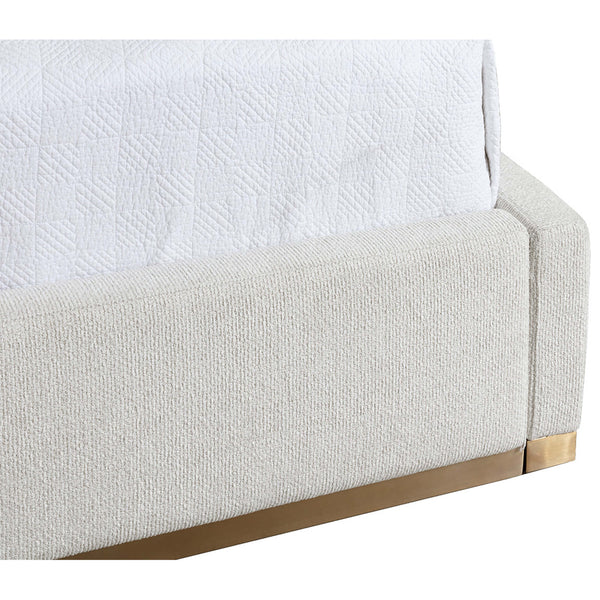 Home Fashion Nemu King Bed Rhea Light Barley