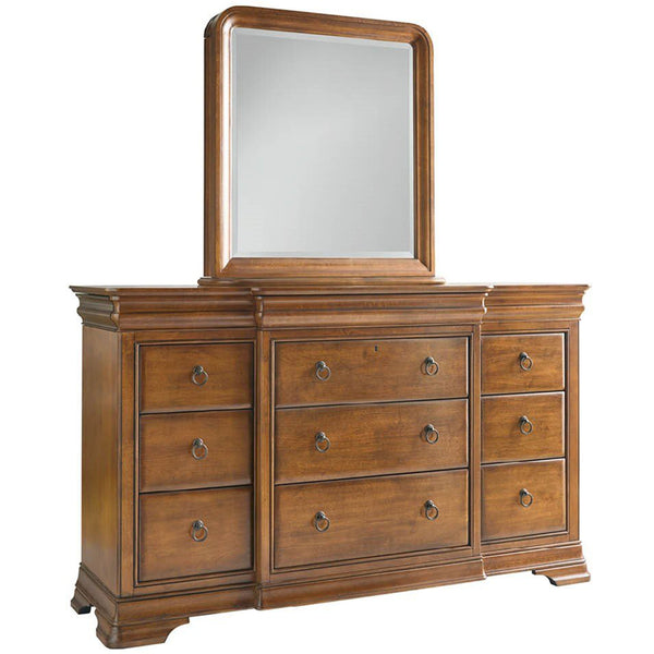 home fashion New Lou 12 Drawer Dresser Cognac