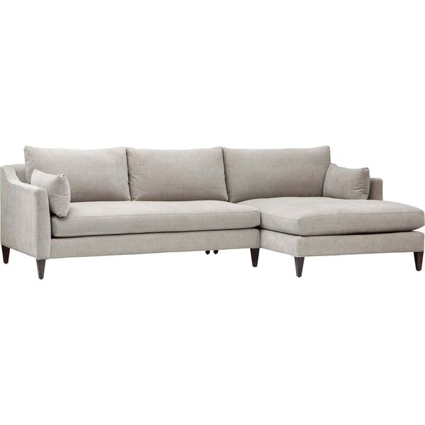 home fashion Nicolas Sectional Vino Silver
