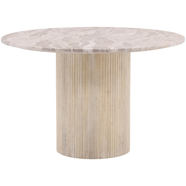 home fashion Nyla Round Dining Table Light Natural