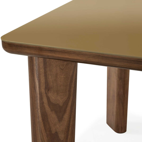 Home Fashion Oani Rectangular Dining Table Walnut