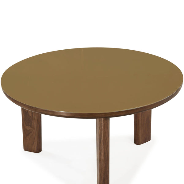 home fashion Oani Round Dining Table Walnut