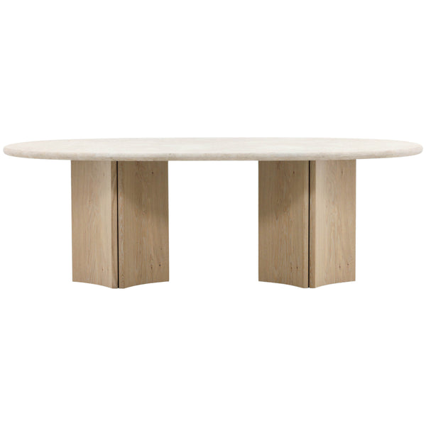 Home Fashion Oja Oval Dining Table Natural