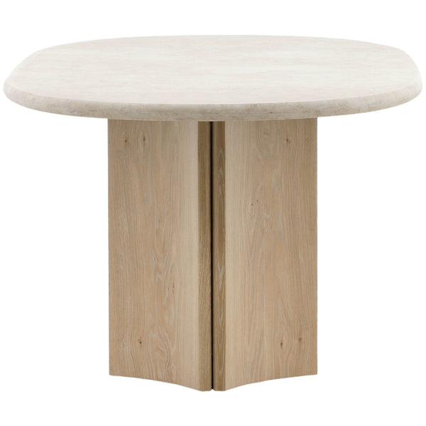 Home Fashion Oja Oval Dining Table Natural