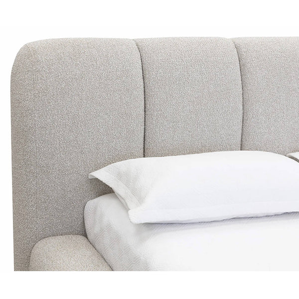Home Fashion Olena King Bed Oatmeal