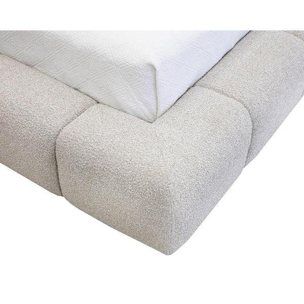 Home Fashion Olena King Bed Oatmeal