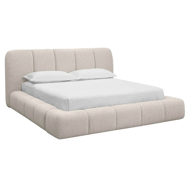 home fashion Olena King Bed Oatmeal
