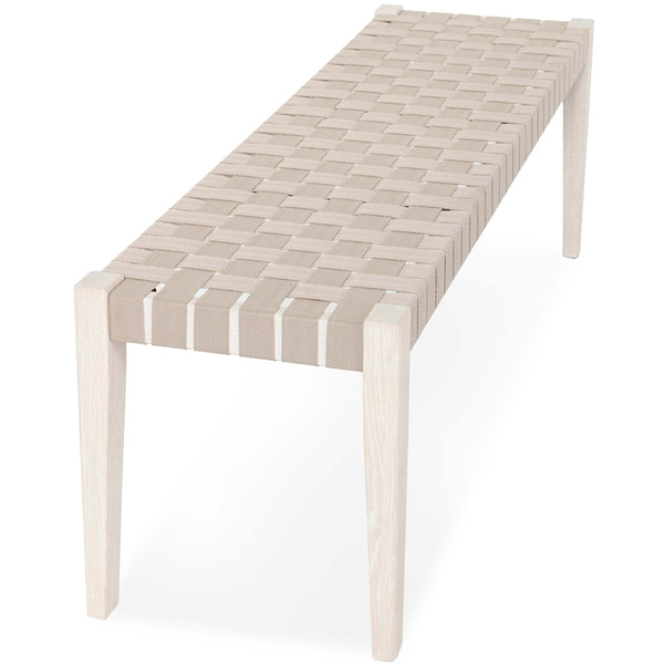 Home Fashion Orlando Bench Milk White/Taupe