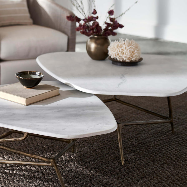 Home Fashion Orlando Marble Coffee Table