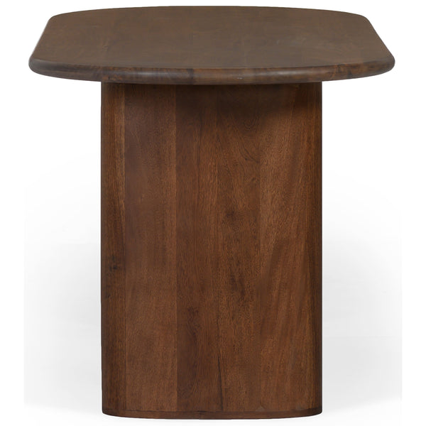 Home Fashion Ovale Oval Dining Table Porto Dark