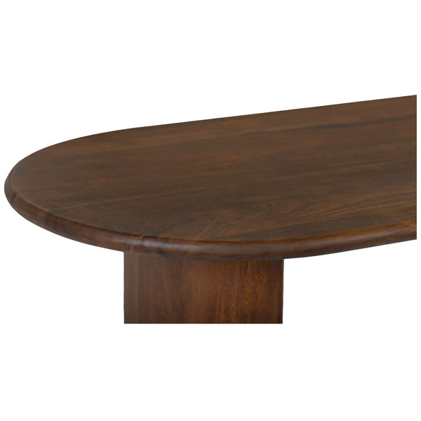 Home Fashion Ovale Oval Dining Table Porto Dark