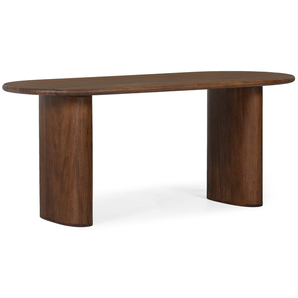 home fashion Ovale Oval Dining Table Porto Dark