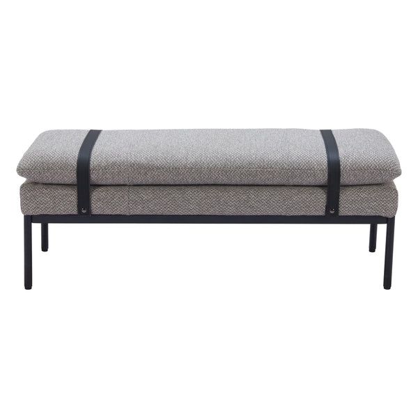 Home Fashion Padd Bench Gray