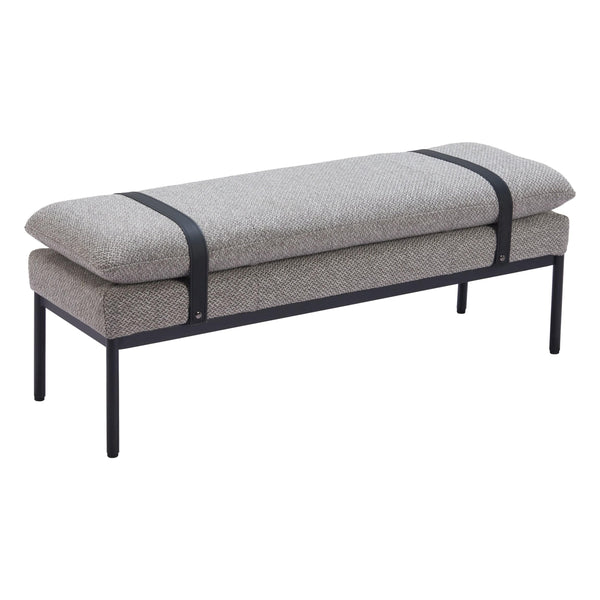 home fashion Padd Bench Gray