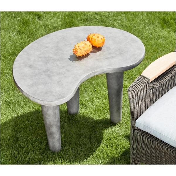 Home Fashion Palette Outdoor Side Table Grey
