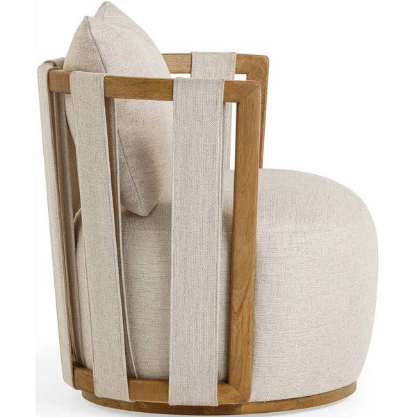 Home Fashion Paolo Swivel Chair Cream