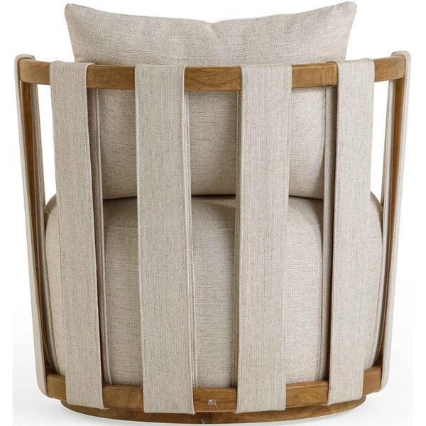 Home Fashion Paolo Swivel Chair Cream