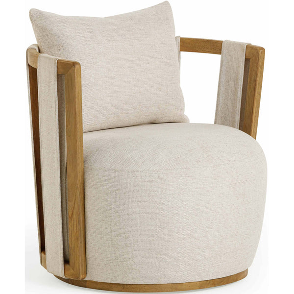 home fashion Paolo Swivel Chair Cream