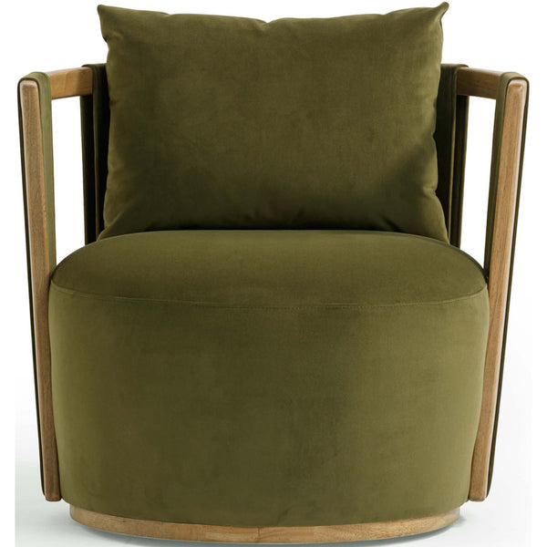 Home Fashion Paolo Swivel Chair Green