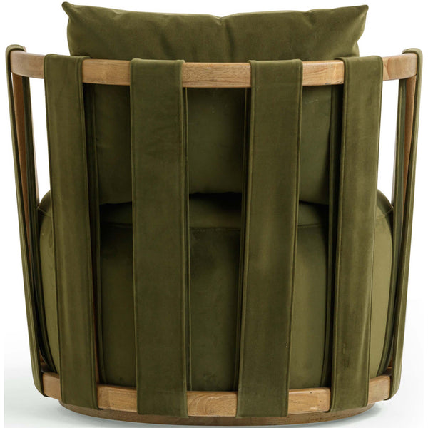 Home Fashion Paolo Swivel Chair Green