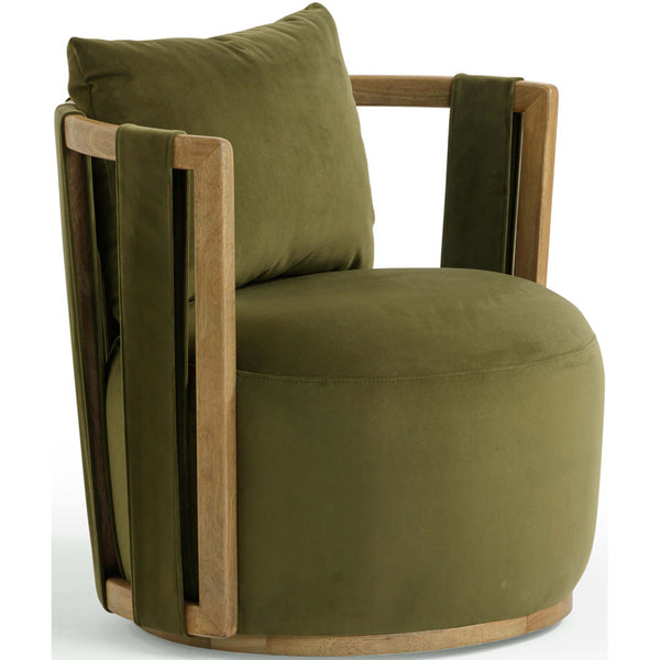 home fashion Paolo Swivel Chair Green