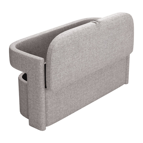 Home Fashion Papua Storage Bench Gray