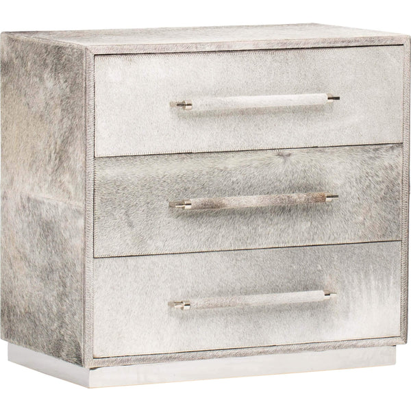 home fashion Parkin Cowhide Nightstand