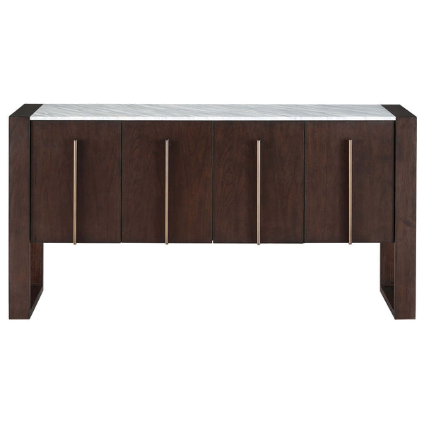 Home Fashion Parma Credenza Dark Walnut