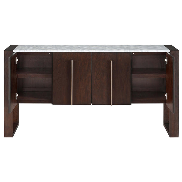 Home Fashion Parma Credenza Dark Walnut